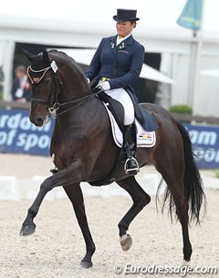 The Belgian team achieved a stunt in Rotterdam by finishing third in the Nations' Cup. Claudia Fassaert and Donnerfee (by De Niro) were the Belgian top performing pair with two outstanding rides