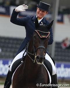 Claudia Fassaert and Donnerfee at the 2012 CDIO Rotterdam :: Photo © Astrid Appels