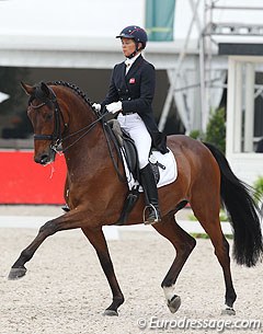 Lone Jorgensen and FBW De Vito at the 2012 CDIO Rotterdam :: Photo © Astrid Appels