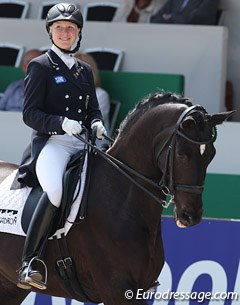 Finnish Emma Kanerva on the talented mare Heimliche Liebe (by Hohenstein)