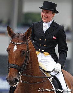 Lisbet Seierskilde on Raneur at the 2012 CDIO Rotterdam :: Photo © Astrid Appels