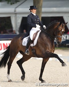 Tinne Vilhelmson-Silfven and Don Auriello at the 2012 CDIO Rotterdam :: Photo © Astrid Appels