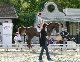 Anna Merveldt coaching Ksenija Nikolić 