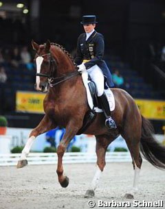 Anabel Balkenhol and Dablino at the 2012 CDI-W Stuttgart :: Photo © Barbara Schnell