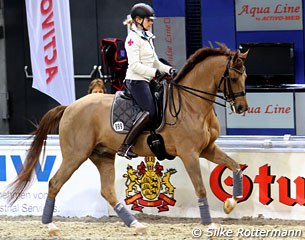 Marcela Krinke-Susmelj brought her rising star Lazander to school in Stuttgart