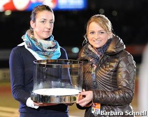 Stella Charlott Roth's trainer Dorothee Schneider also gets a prize