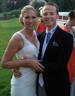The newly weds: Nina Hofmann and Torsten Küppers