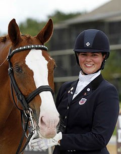 Rebecca Cohen of Wellington, Florida, with her horse Downtown :: Photo © Sue Stickle