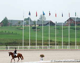 National classes in the morning mist