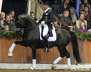 Matthias Rath and Totilas at the 2012 Paul Schockemohle show in Vechta :: Photo © ll-foto.de