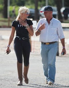 Italian equestrian duo Silvia Rizzo and Michele Betti :: Photo © Rui Pedro Godinho