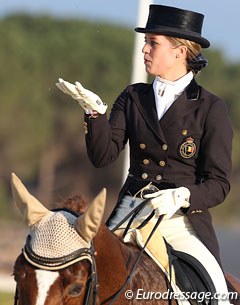 Belgian Julie de Deken after a fun freestyle