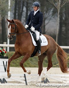 Michael Eilberg and Woodlander Farouche at the 2012 CDI Vidauban :: Photo © Astrid Appels