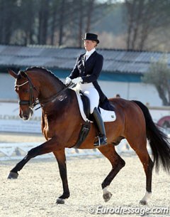 Isabelle Hermann and Number One at the 2012 CDIO Vidauban :: Photo © Astrid Appels