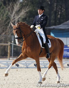 Hoketsu and Whisper at the 2012 CDI Vidauban :: Photo © Astrid Appels
