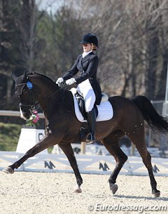 Italian junior rider Camilla Mauro on Santo Stefano Francis