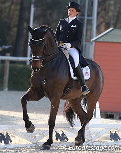 Sarah Millis on the Australian bred HP Frontier