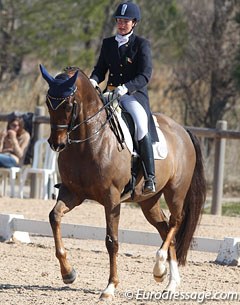 Ireland's Katy Price on Korenbloem Ulster at the 2012 CDI Vidauban :: Photo © Astrid Appels