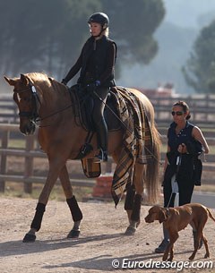 Returning from a training session