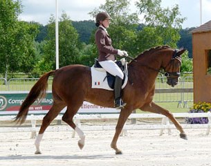 Alizee Roussel on Don Amour de Hus