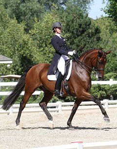 Jessica Jo Tate and Faberge at Dressage at Lamplight in 2012