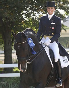 Lisa Wilcox and Pikko del Cerro HU at the 2012 U.S. Developing Horse Championships :: Photo © Phelpsphotos.com