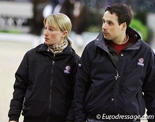 Helen Langehanenberg and her husband Sebastian Heinze