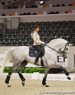 Katarzyna Milczarek on the Polish bred Holsteiner Ekwador