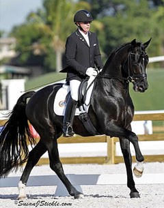 Jason Canton and Supremat OLD at the 2012 Global Dressage Festival :: Photo © Sue Stickle