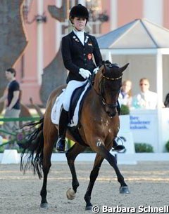 Lena Charlotte Walterscheidt on Equestricons Lord Champion
