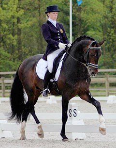 Katrien Verreet and Bailamos Biolley at the 2012 CDN Zandhoven