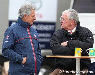 Ferdi Eilberg and Johann Hinnemann having an early morning chat