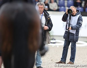 Colleagues Karl Heinz Frieler and Thomas Bach Jensen at work