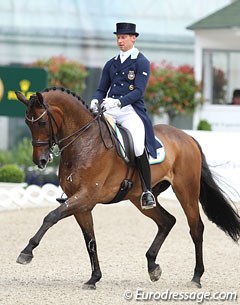 Patrik Kittel and Toy Story at the 2013 CDIO Aachen :: Photo © Astrid Appels