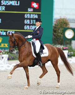 Marcela Krinke-Susmelj and Smeyers Lazander at the 2013 CDIO Aachen :: Photo © Astrid Appels