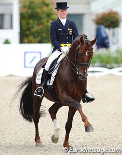 Helen Langehanenberg and Damon Hill at the 2013 CDIO Aachen :: Photo © Astrid Appels
