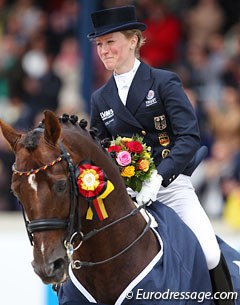 Helen Langehanenberg and Damon Hill win the 2013 CDIO Aachen