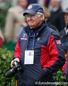 U.S. team veterinarian Rick Mitchell