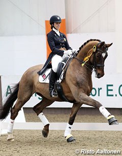 Erin Williams and Fleurie are victorious at the 2013 CDI Addington :: Photo © Risto Aaltonen