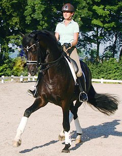 Marlies van Baalen training Zinidi Gazelle