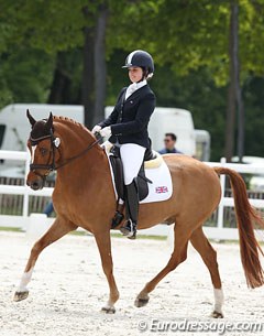 Bethany Rose Horobin and Gigolo at the 2013 CDI Compiegne :: Photo © Astrid Appels