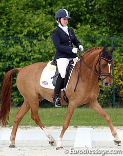 Bethany Rose Horobin and Gigolo at the 2013 CDI Compiegne :: Photo © Astrid Appels