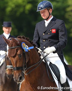 Gareth Hughes on Nadonna at the 2013 CDI Compiegne :: Photo © Astrid Appels