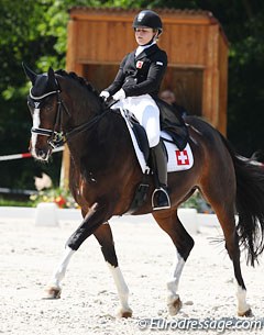 Christina König and Mona Lisa at the 2013 CDI Compiegne :: Photo © Astrid Appels