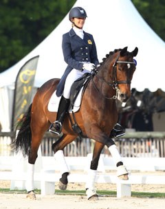Maisie Scruton and Hot Chocolate at the 2013 CDI Compiegne :: Photo © Astrid Appels