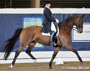 Kathleen Raine and Breanna win the Grand Prix Special at the 2013 CDI Del Mar :: Photo © Lindsay McCall for HorseGirlTV.com