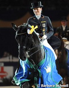 Kristina Sprehe and Desperados win the 2013 CDI Dortmund :: Photo © Barbara Schnell