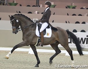 Belgian young rider Jorinde Verwimp on Tiamo