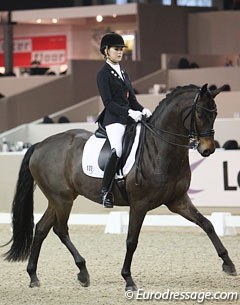 Lena Charlotte Walterscheidt and Solist at the 2013 CDI Drachten :: Photo © Astrid Appels