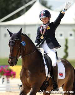 Phoebe Peters and SL Lucci in their victory lap